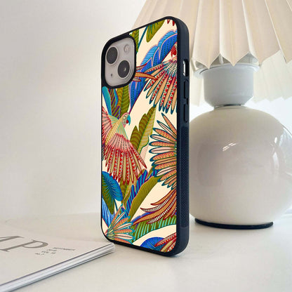 Peacefull Birds Glass Case