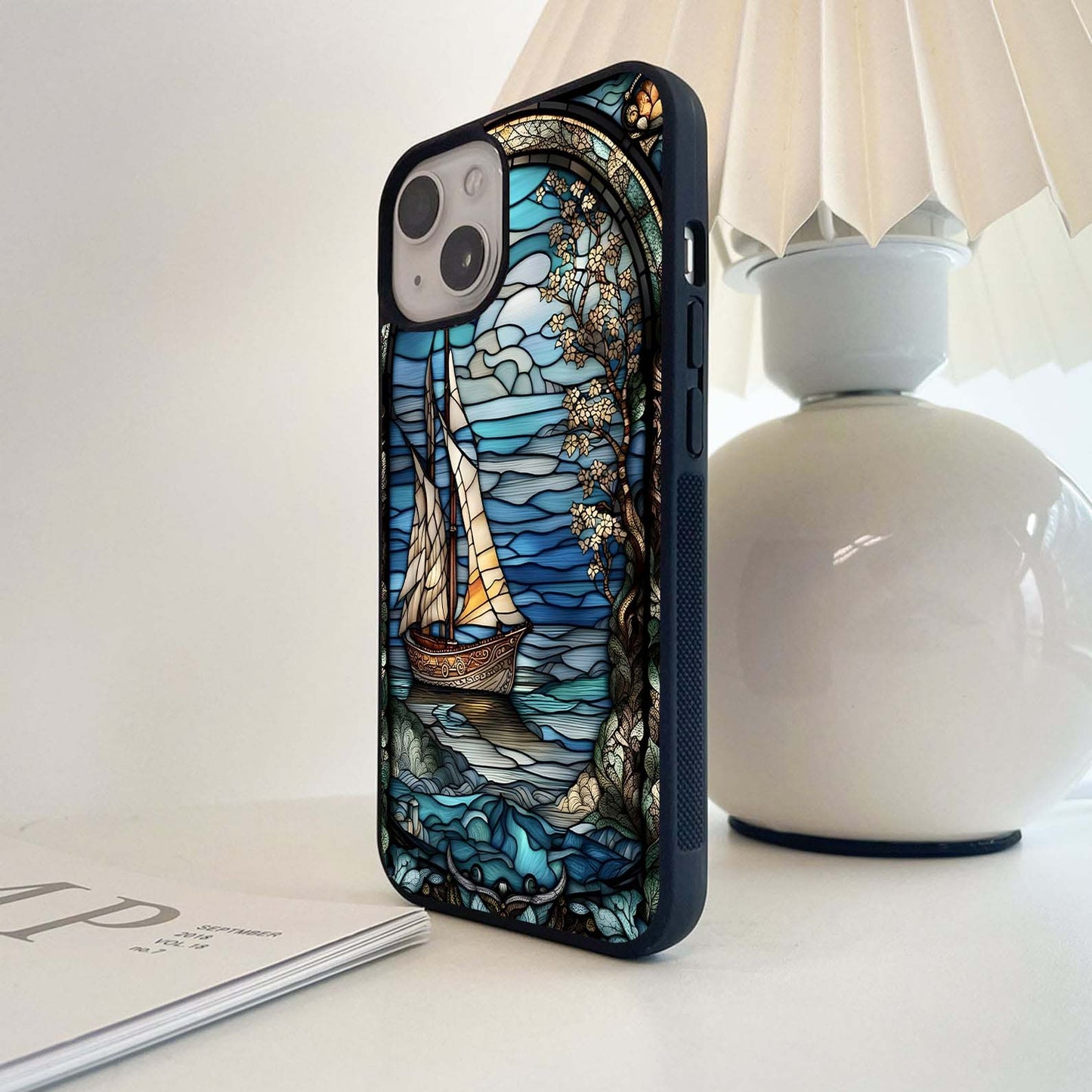 Sail Dream Scene Glass Case