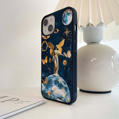 Celestial Angel Dreams Glass Case