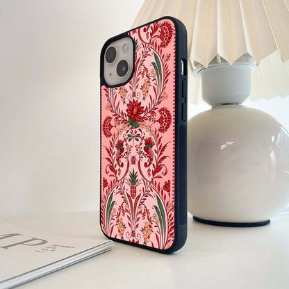Ornate pattern Glass Case