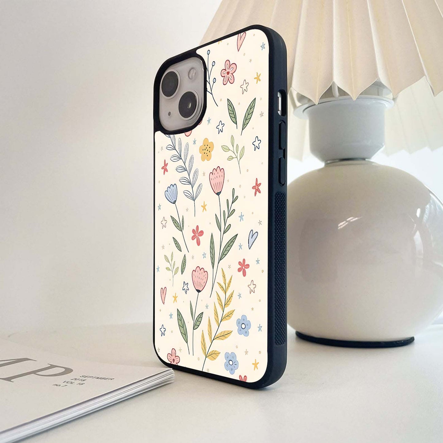 Whimsical Nature Notes Glass Case