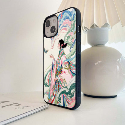 Silken Dragon Dream Glass Case