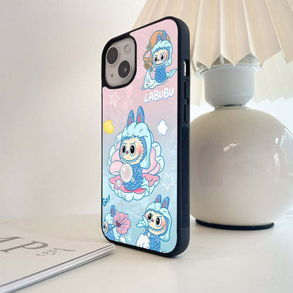 Bounce Vibe Labubu Glass Case