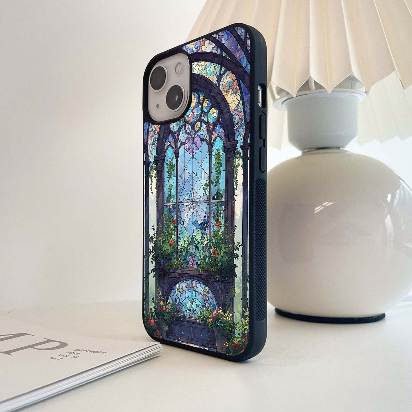 Crystal Bloom Window Glass Case