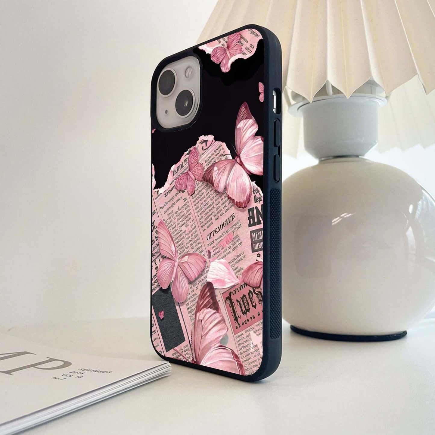 Butterfly Healing Aesthetic Glass Case