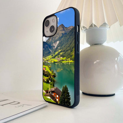 Peaceful Valley View Glass Case