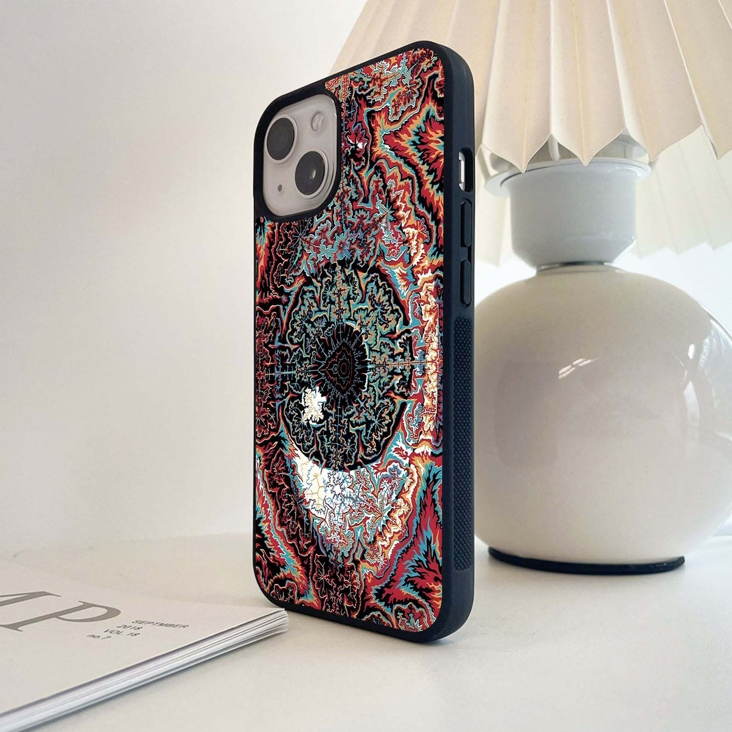 Chaos Petal Fire Glass Glass Case