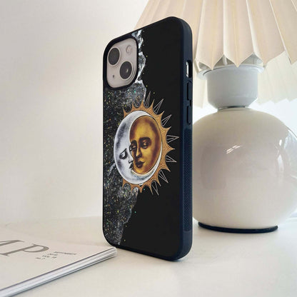Cosmic Lovers Sun & Moon Glass Case