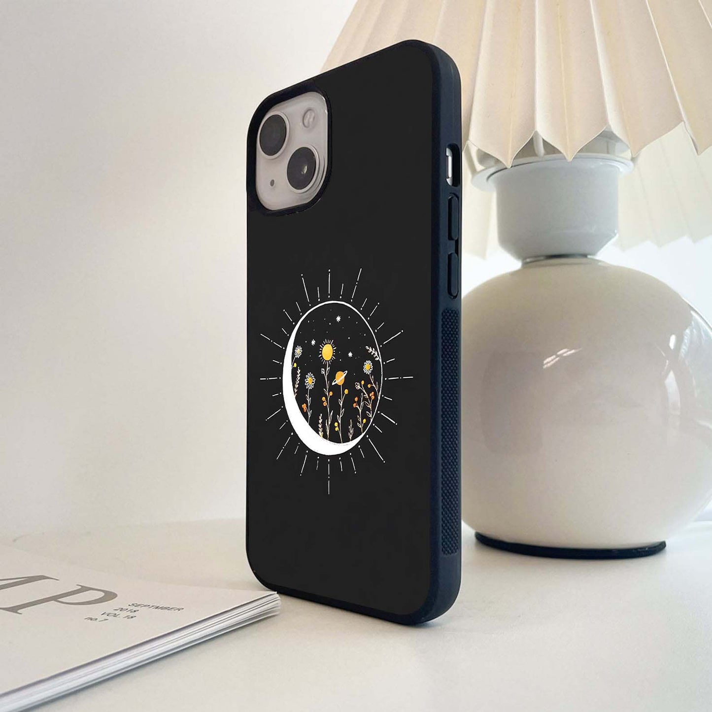 Flower Under Sun Glass Case