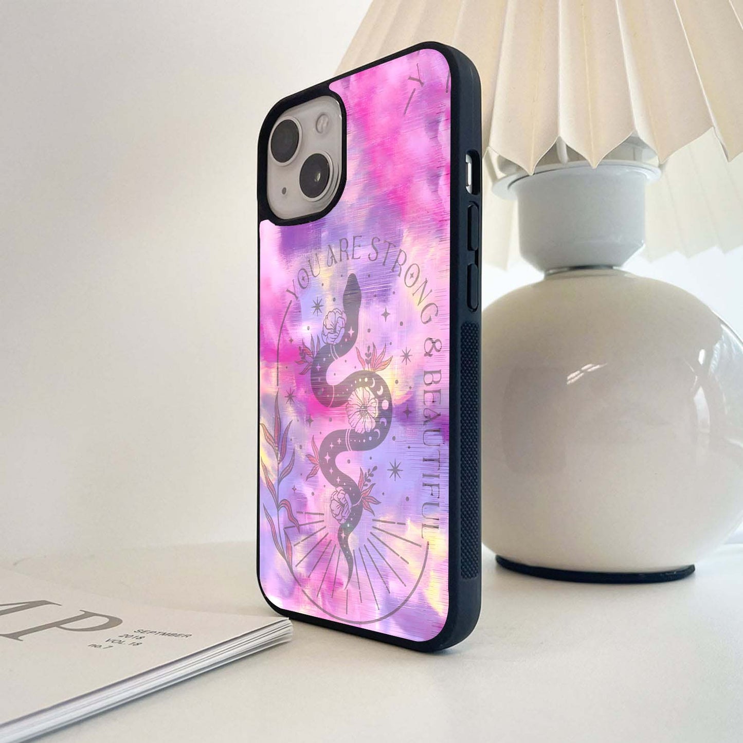 Celestial Snake Glass Glass Case