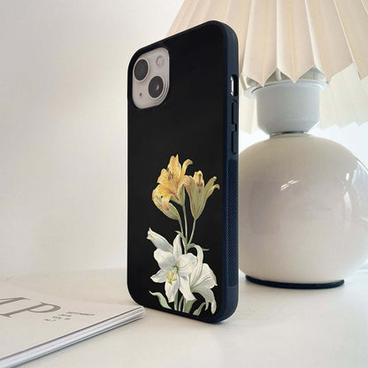 Golden Lily Contrast Glass Case