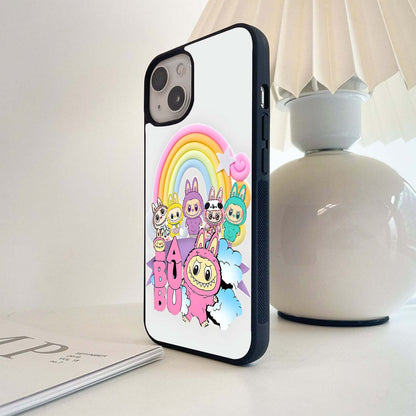 Glow Ear Gang Labubu Glass Case