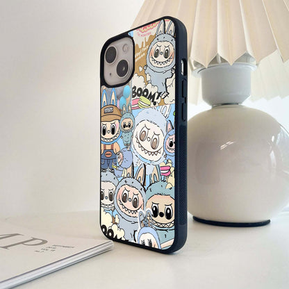 Labubu Boom Gang Glass Case