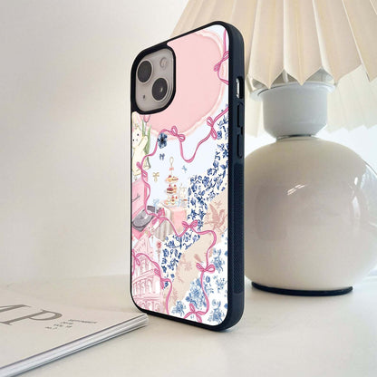 Aesthetic Inncoent Rabbit Glass Case