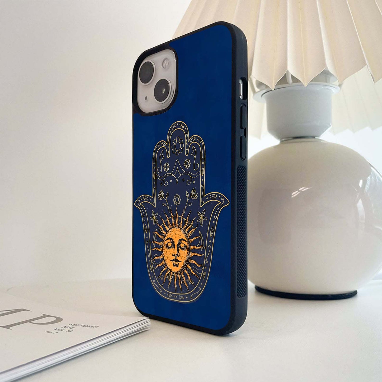 Mystic Sun Palm Glass Case