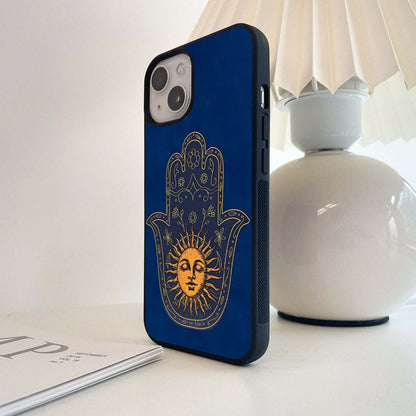 Mystic Sun Palm Glass Case