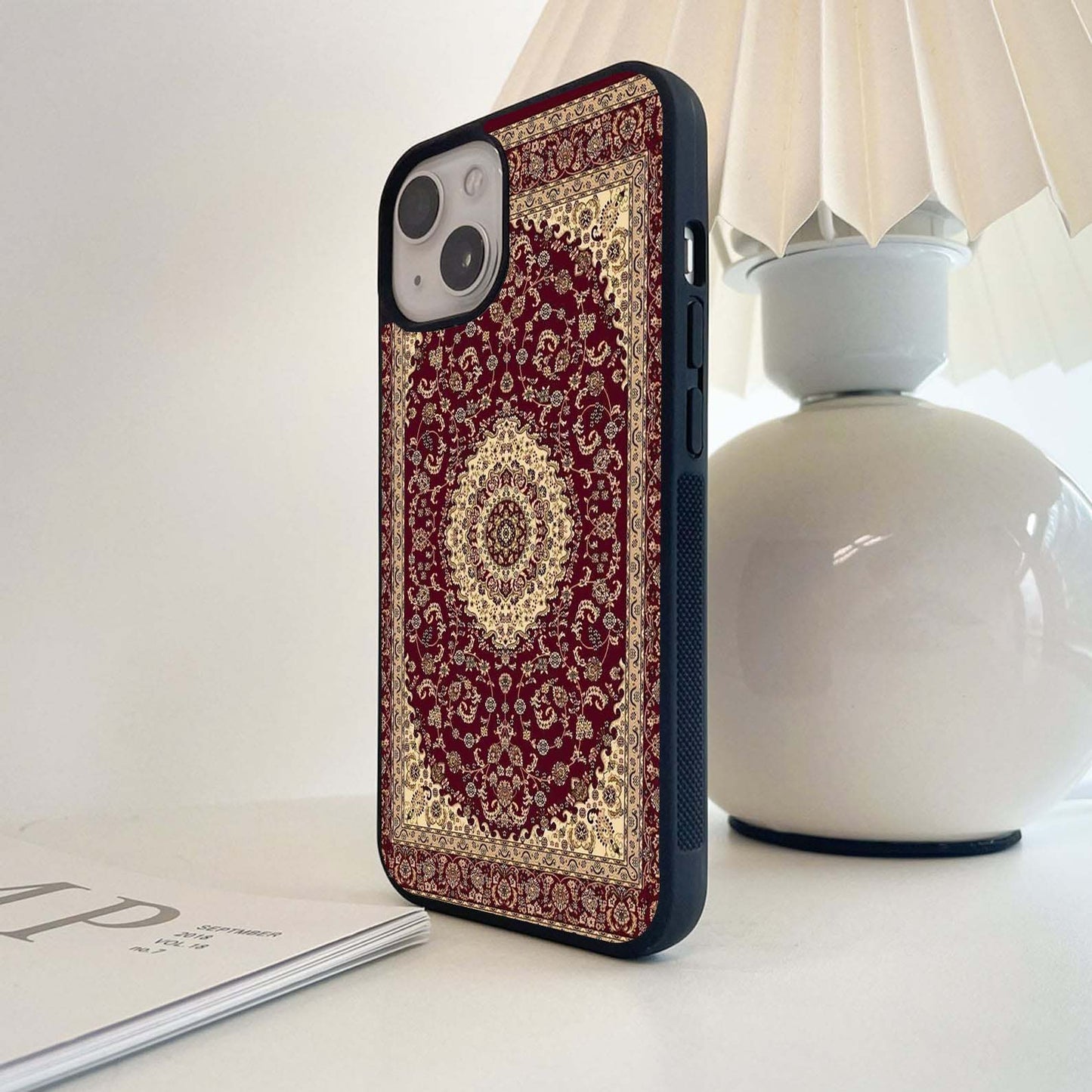 Royal Maroon Heritage Glass Case