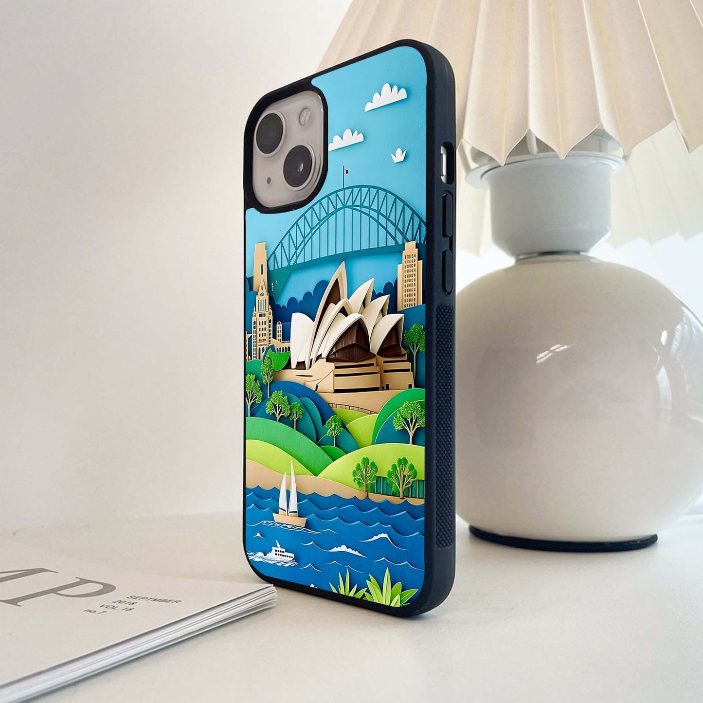 Harbor Skyline Layers Glass Case