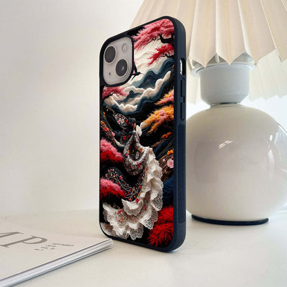 Quilling Style Glass Case