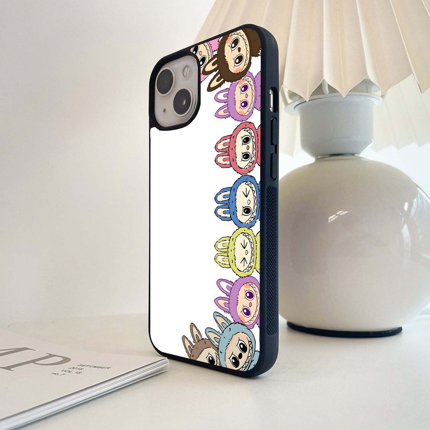 Puff Joy Labubu Glass Case