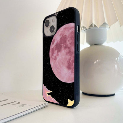 Pink Moon Orbit Glass Case