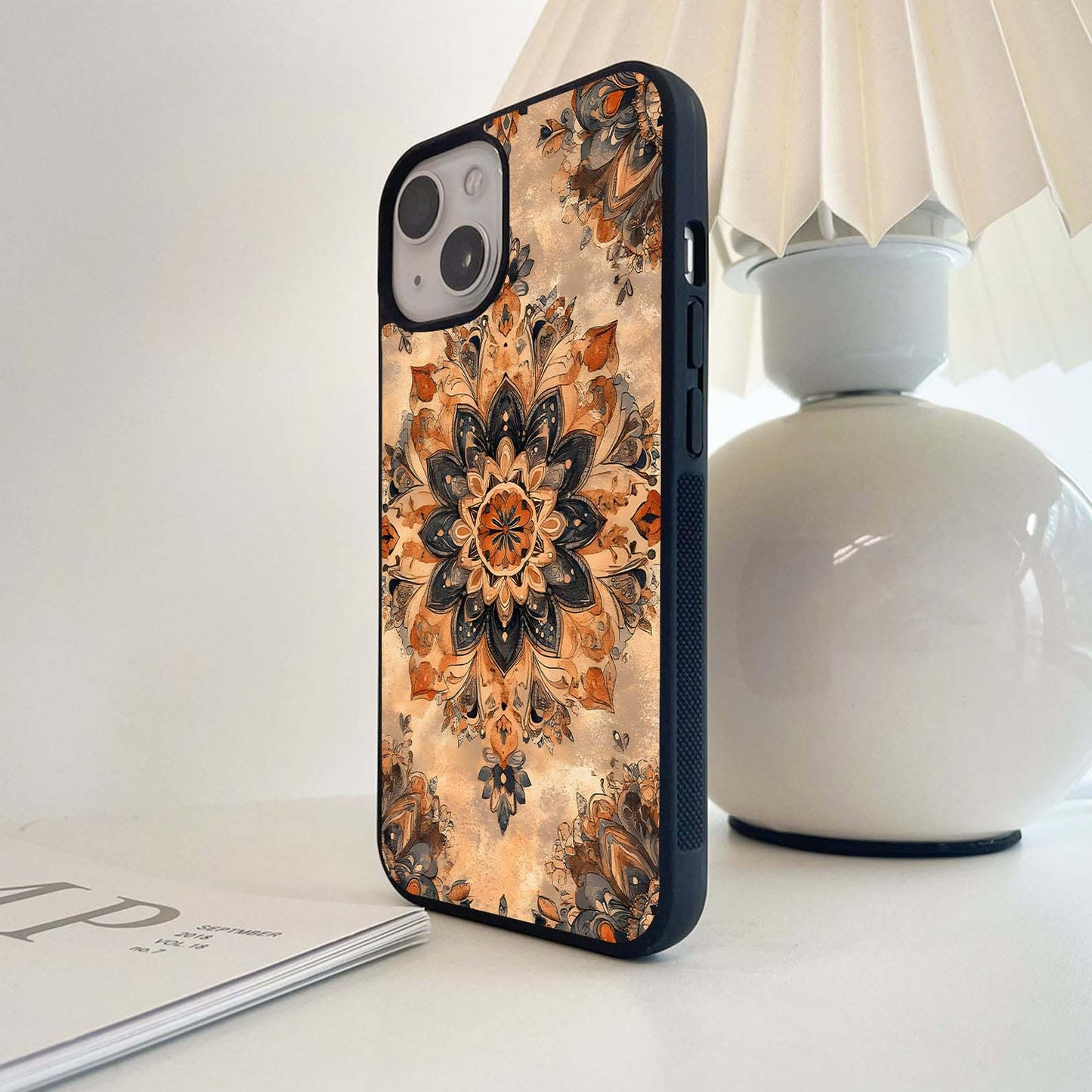 Spirit Boho Mandala Glass Case