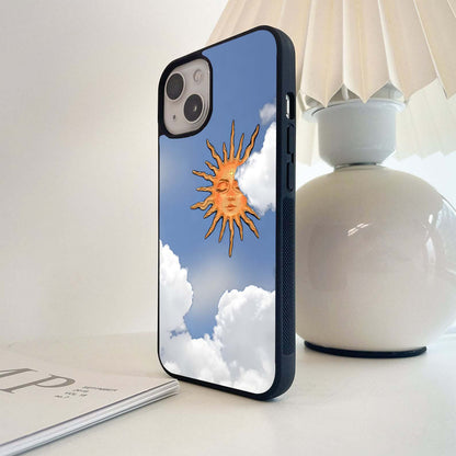 God Sun With Cloud Glass Case