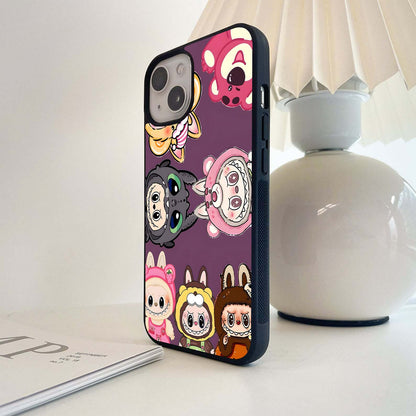 Smile Trap Labubu Glass Case