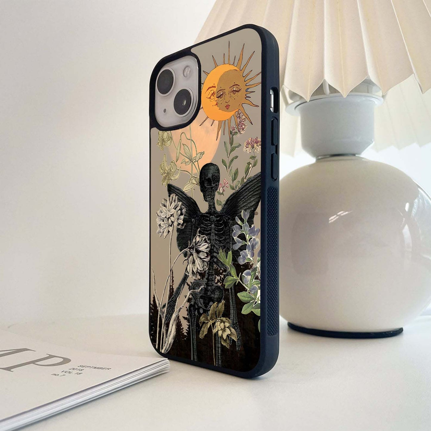 Golden Branch Soar Glass Case