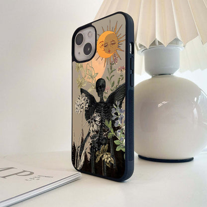 Golden Branch Soar Glass Case