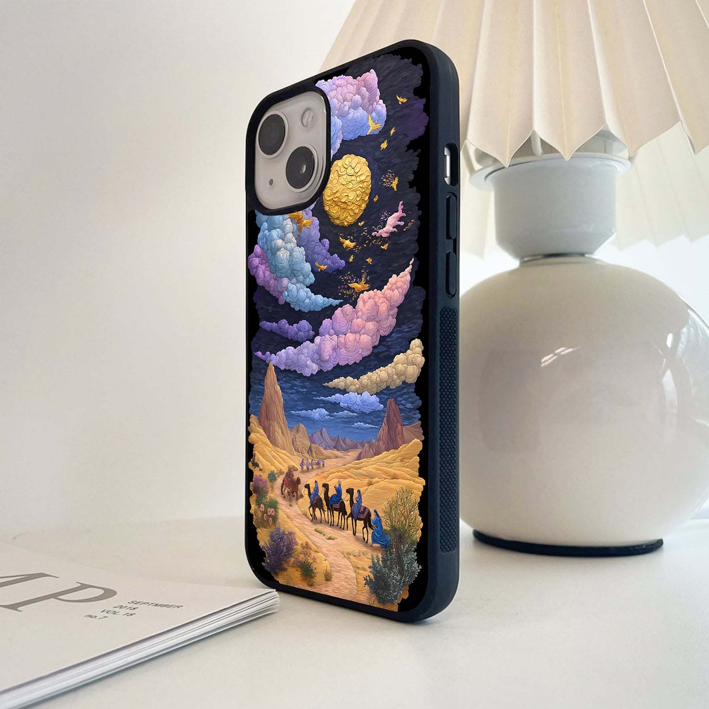 Arabian Nights Scenery Glass Case