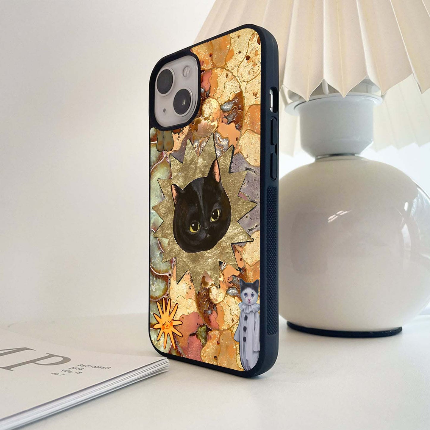 Galactic Kitty Carnival Glass Case