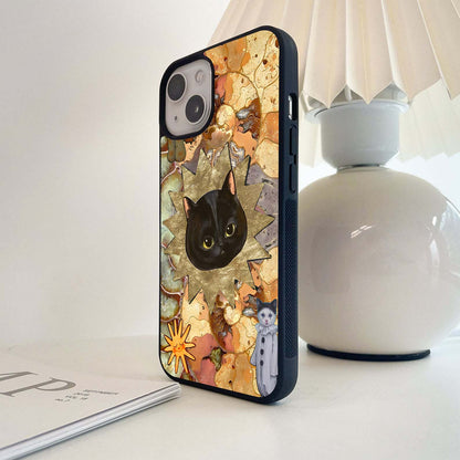 Galactic Kitty Carnival Glass Case