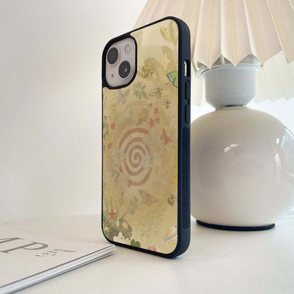 Aesthetic Inject Biege Glass Case