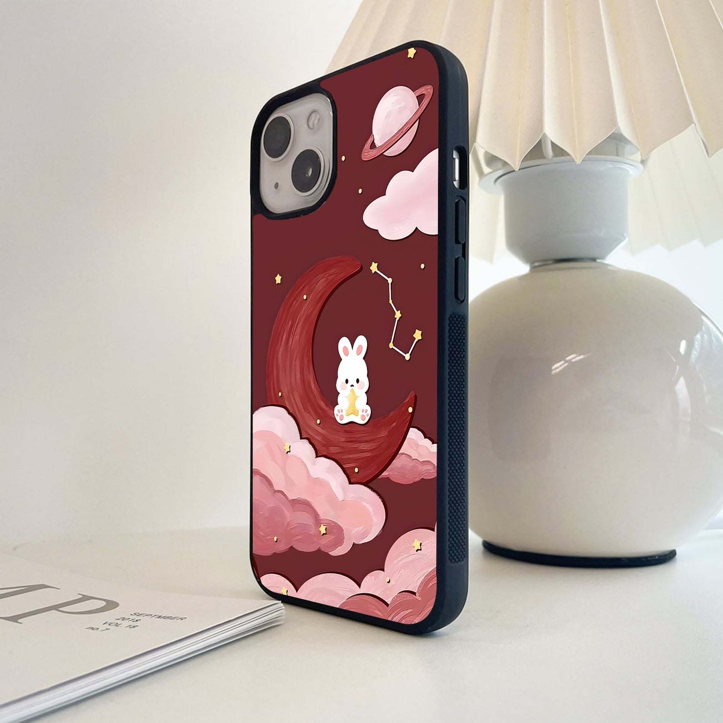 Starlit Bunny Glass Case