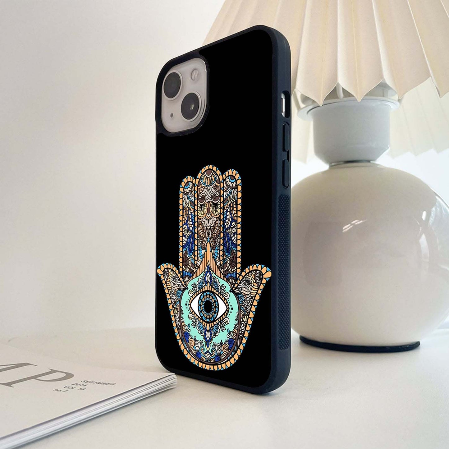 Mystic Hamsa Eye Glass Case