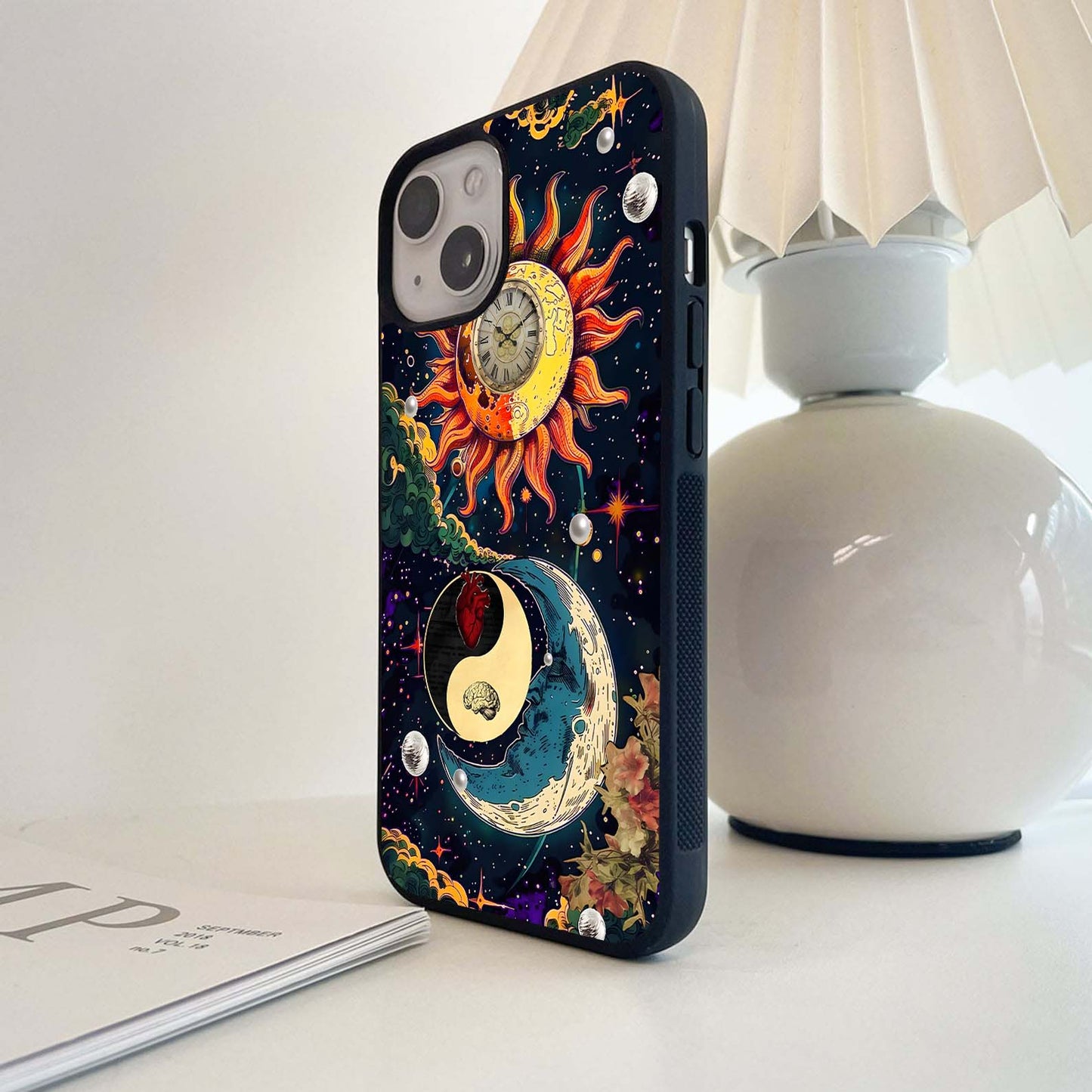 Solar Lunar Balance Glass Case