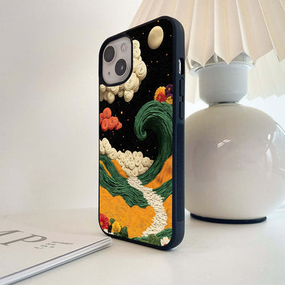 Illusion Greece Scenery Glass Case