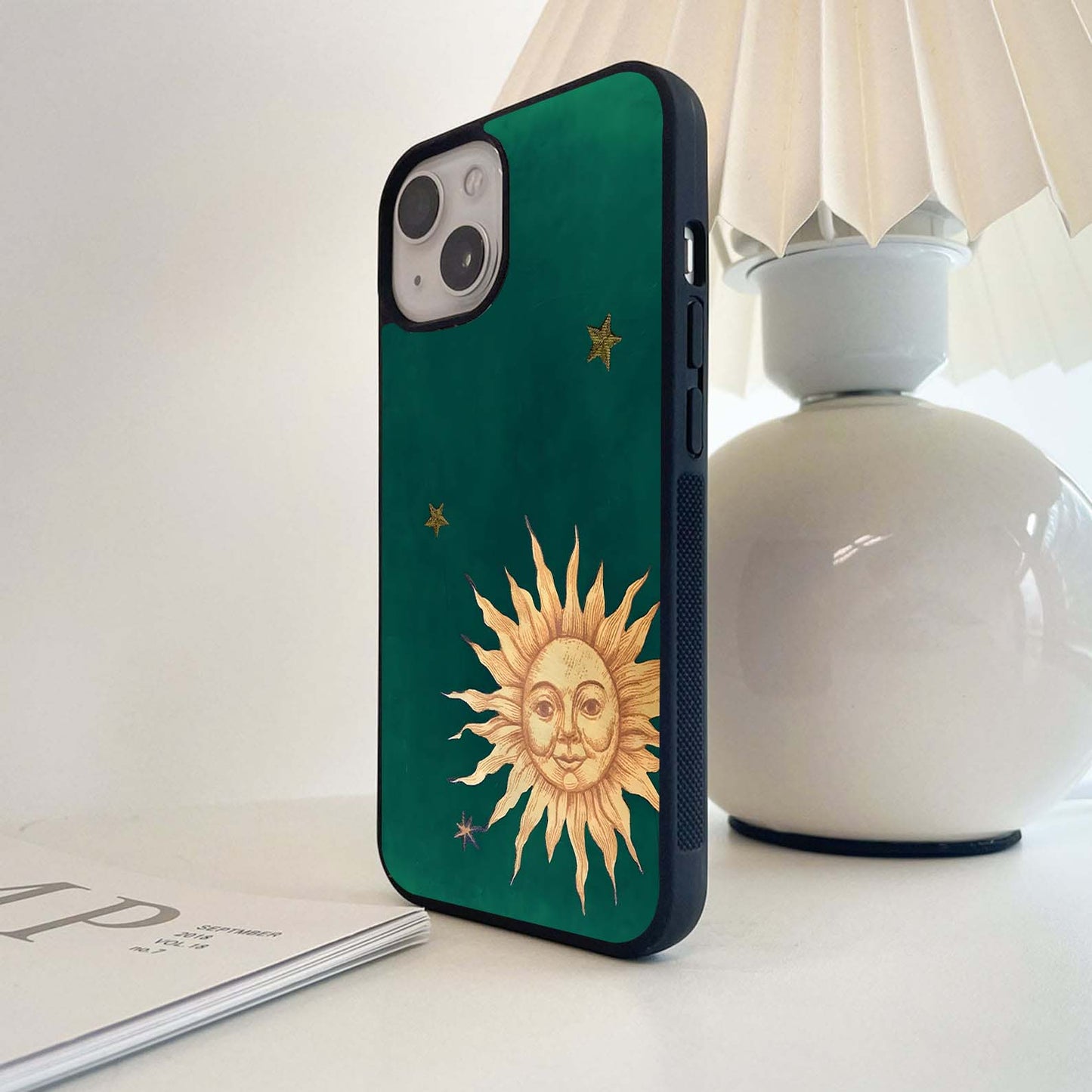 Dimple Moon Glass Case