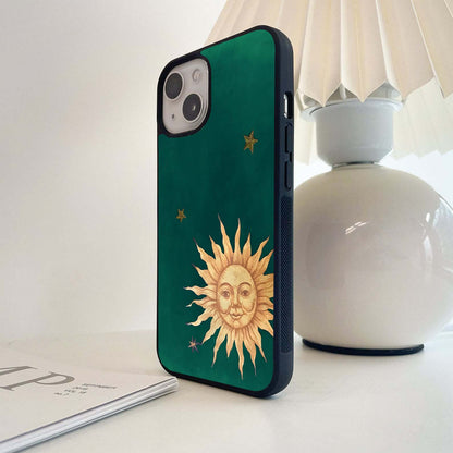 Dimple Moon Glass Case