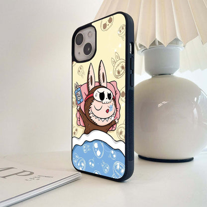 Sleeping Labubu Glass Case