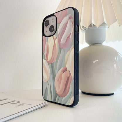 Illustration Tulip Glass Case