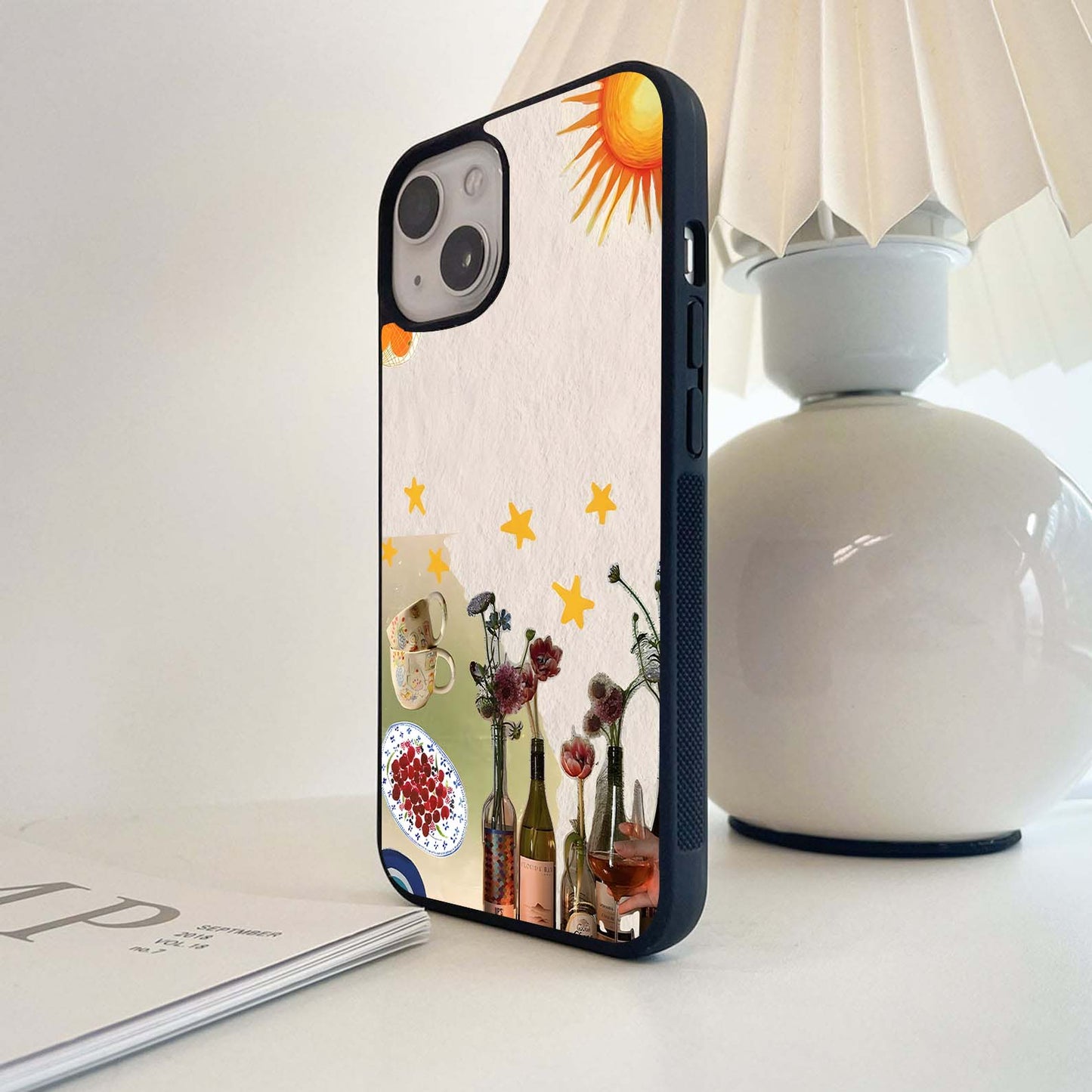 Having Break Design Glass Case