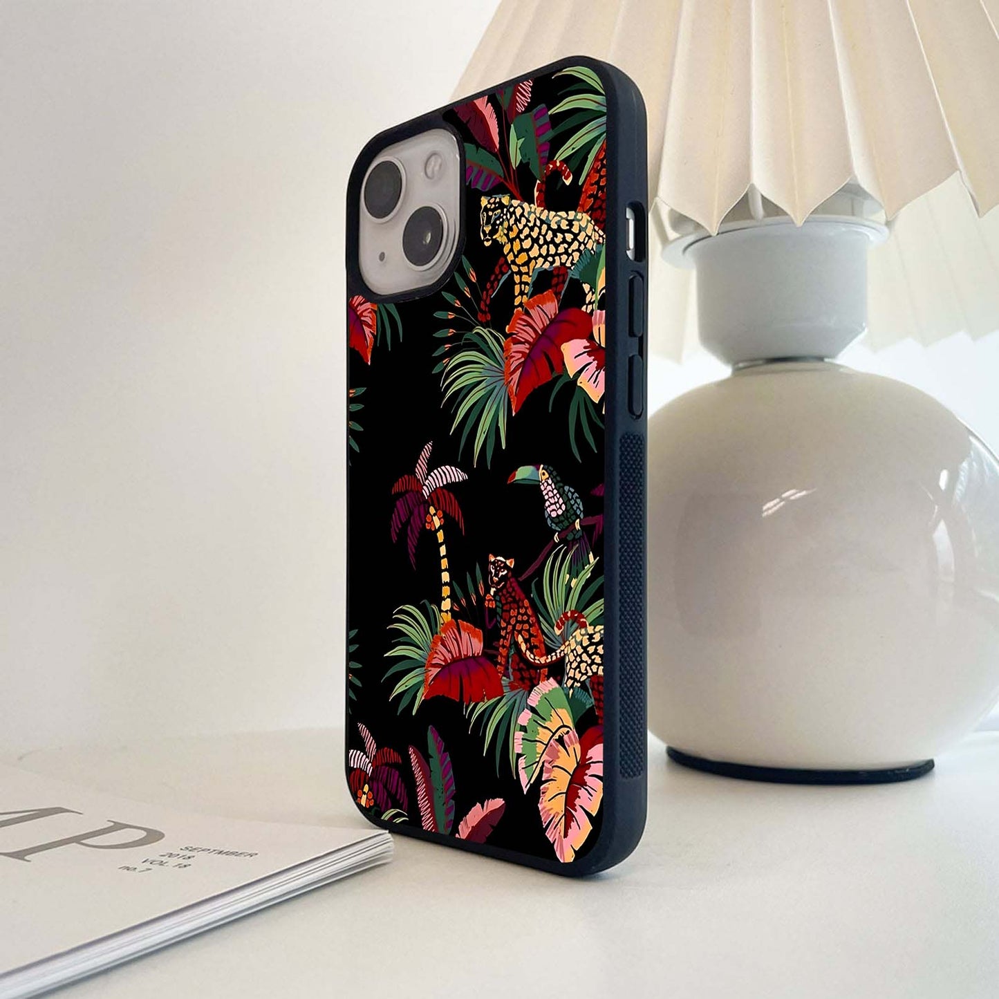 Tropical Jungle Night Glass Case