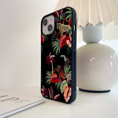 Tropical Jungle Night Glass Case