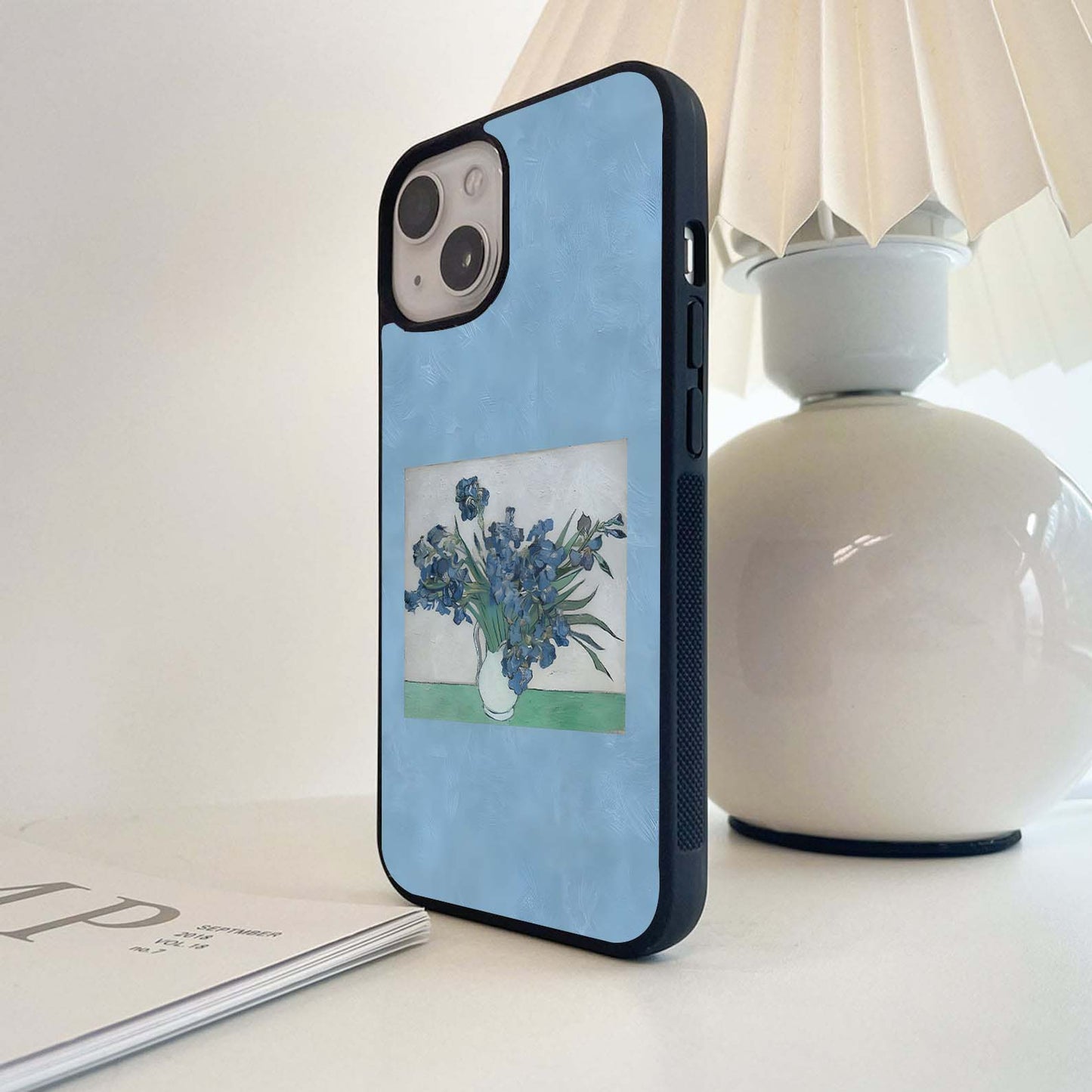 Blue Mood Fall Glass Case