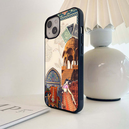 Royal India Collage Glass Case