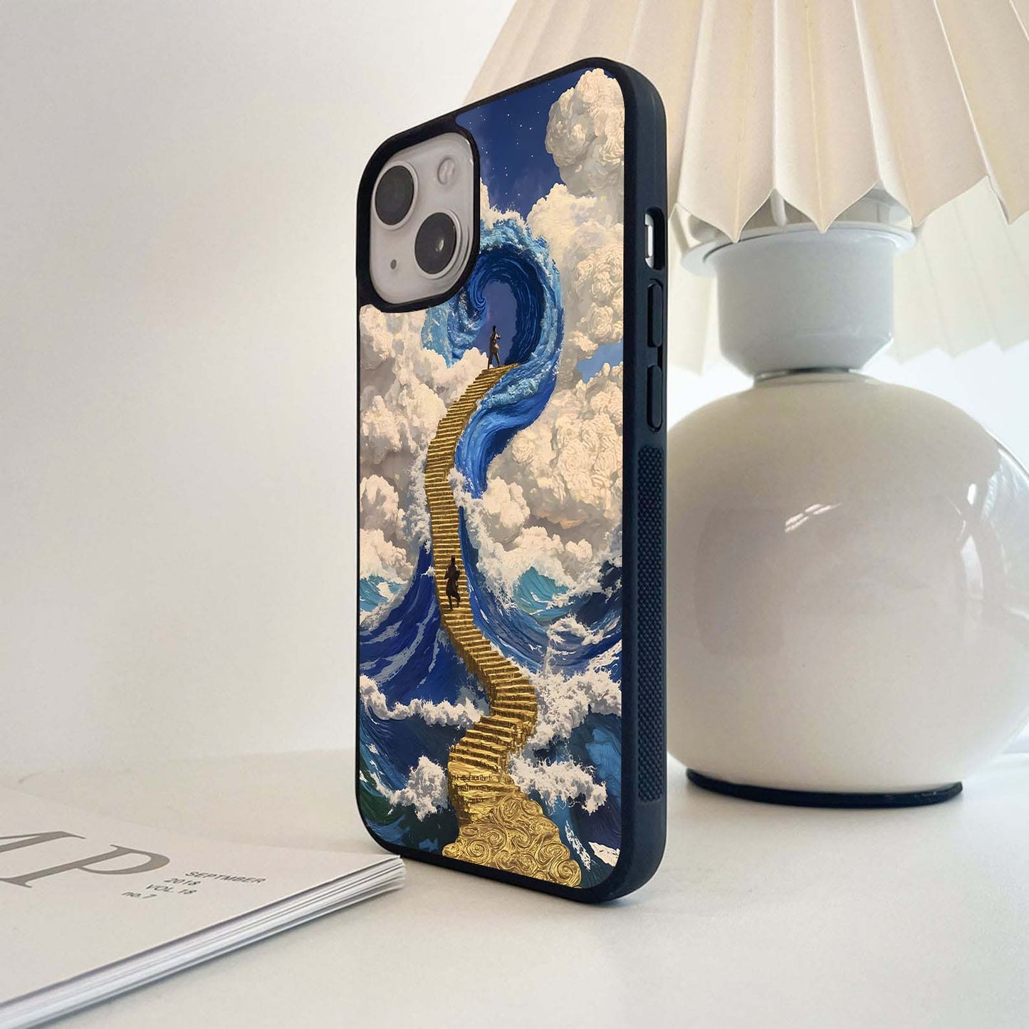 Stairway in the Sky Glass Case