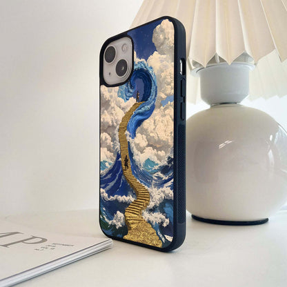 Stairway in the Sky Glass Case