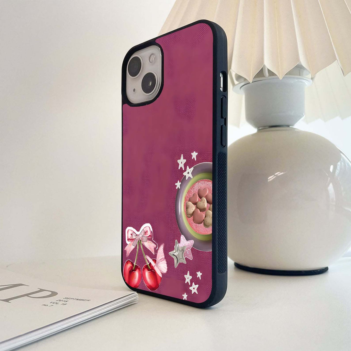 Little Heart Cheery Cup Glass Case